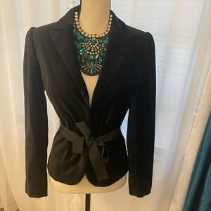 NEXT velour blazer ,S